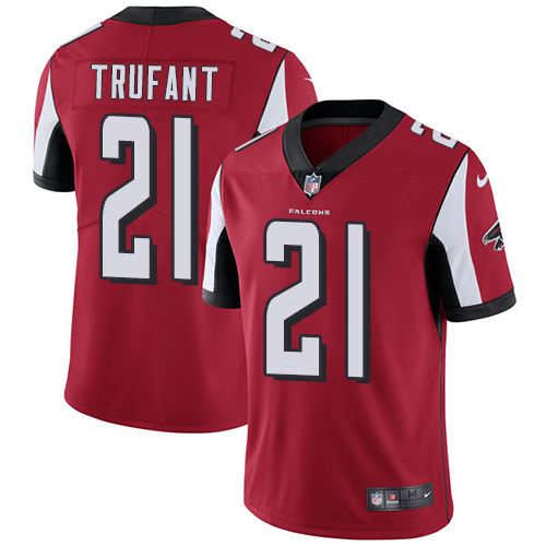 2019 men Atlanta Falcons #21 Trufant red Nike Vapor Untouchable Limited NFL Jersey->atlanta falcons->NFL Jersey